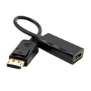 Adaptador Convertidor Display Port Dp a HDMI Dp Macho a HDMI Negro