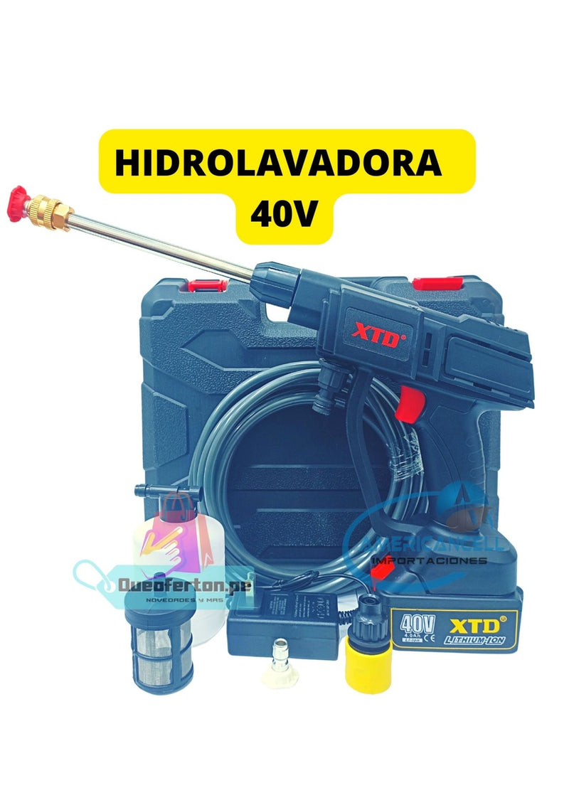 Hidrolavadora Inalámbrica Portatil 48V Incluye Maletin MARCA XTD con garantia