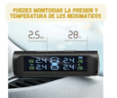 Medidor De Presión De Llantas Solar Externo Sensor Tpms para Auto