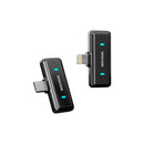 MOVISUN Mi F1 Negro – Micrófono Inalámbrico Dual con Estuche Digital, ANC -21h