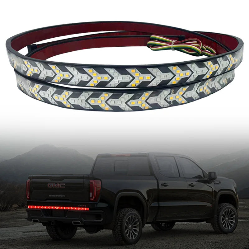 Tira de luz LED para puerta trasera de coche y camión  12V 24V