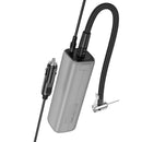 Compresor de aire portátil BOROFONE FC1 para inflar neumáticos de auto  con pantalla LCD de presión precisa.
