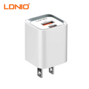 CARGADOR LDNIO CARGA RAPIDA A2317C USB-A USB-C 30W WHITE (A2317C)