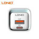 CARGADOR LDNIO CARGA RAPIDA A2317C USB-A USB-C 30W WHITE (A2317C)