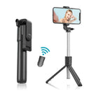 palo selfie extensible con control remoto inalámbrico y soporte para trípode, portátil, ligero, compatible