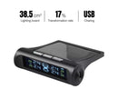 Medidor De Presión De Llantas Solar Externo Sensor Tpms para Auto