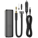 Compresor de aire portátil BOROFONE FC1 para inflar neumáticos de auto  con pantalla LCD de presión precisa.