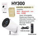 Proyector Hy300 Pro 16gb Wifi Bluetooth Hdmi  Versión Android