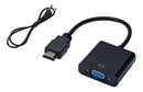 Adaptador Cable Hdmi A Vga + Jack Audio 1080