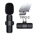 Micrófono Inalámbrico De Solapa Doble Celular Tablet Tipo C