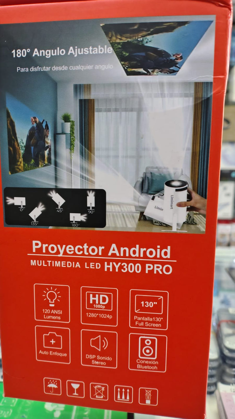 Proyector Hy300 Pro 16gb Wifi Bluetooth Hdmi  Versión Android