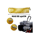 Inflador De Llanta Compresor Doble Piston 12v Auto Camioneta + kit de reparaciòn de llantas+MALETIN+ENVIO GRATIS