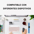 Teclado Mouse Bluetooth Inalambrico Pc Android Ipad Mac Tablet