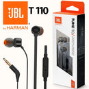 Audifonos JBL TUNE110 con Micrófono Negro
