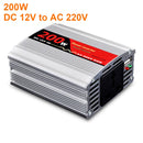 INVERSOR DE CORRIENTE PARA AUTO DE 12V A 220V USB 200W