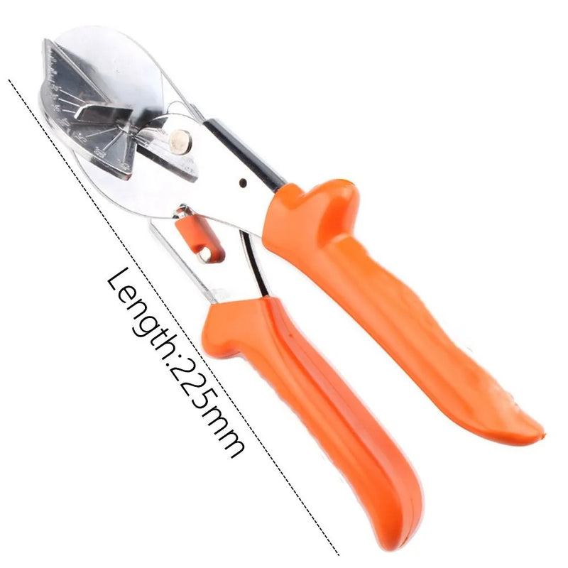 Cortador de canaleta profesional , corte de tijera de tubo de plástico de PVC PE, 45-180 grados