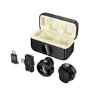 Micrófono inalámbrico dual HOCO L22 - Magnético - solapa - iPhone y Android - Reducción de ruido -