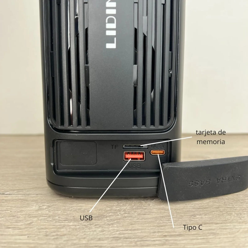 Parlante Portátil LIDIMI X-BASS 40W LD-S017