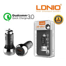 Cargador Para Auto Ldnio Doble Entrada  TIPO C y USB Alta Calidad